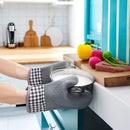 Luva Térmica de Silicone Premium – Antiderrapante, Alongada e Resistente a Altas Temperaturas para Forno, Air Fryer e Churrasqueira