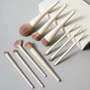 Kit Premium com 13 Pincéis de Maquiagem Profissionais para Base, Sombra, Blush e Corretivo com Necessaire