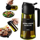 Spray de Óleo para Cozinha de 470 ML, Dispensador de Azeite 2 em 1